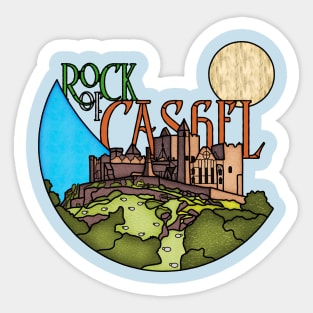 Rock of Cashel Stained Glass Sticker